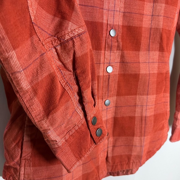 Prana‎ Porter Park Flannel shacket, Gingerbread, S, Organic Cotton NWT - Picture 5 of 16